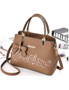 PU-lederne Handtaschen für Frauen-Dame-Weinlese-weiche lederne Tote-Schulter-Beutel Kurier-Beutel