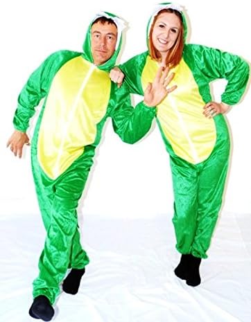 Dinosaur Crocodile Animal Onesie Adult UNISEX Pyjamas Romper All-in-One Fancy Dress Costume (Men: Small)