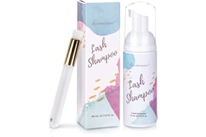 Lunamoon Nettoyant pour les Cils Foaming 60 ml Cils Shampoo Lavage des Cils Extension Nettoyant Moussant Cils Shampooing pour les Cils (Original)