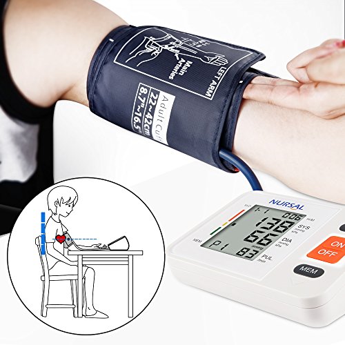 nursal-brazo-Tensimetro-digital-con-pantalla-Who-y-pantalla-grande-para-dos-usuarios-2-x-90-speicherbare-mediciones-automtica--Tensimetro-electrnico-brazo-del-Envo-22--42-cm