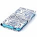 Etche Wallet Case for HTC Desire 626,Leather Case for HTC Desire 626,Fashionable Blue Elephant Design Magetic Leather Flip Case with Card Holder for HTC Desire 626 with Blue Stylus Pen and Bling Glitter Diamond Dust Plug Colors Random-Blue Elephant