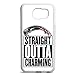 Produktbild Smartcover Case Straight outta Charming z.B. für Iphone 5 / 5S, Iphone 6 / 6S, Samsung S6 und S6 EDGE mit griffigem Gummirand und coolem Print, Smartphone Hülle:Samsung S6 EDGE weiss