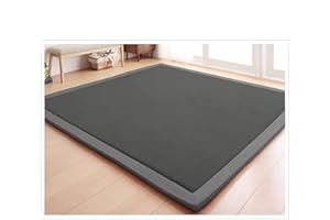 CASTLYE Coral Velvet Kids Rug - 0.80" Baby Play Mat， Crawling Mats for Children, Dark gray, 47.24x78.74in