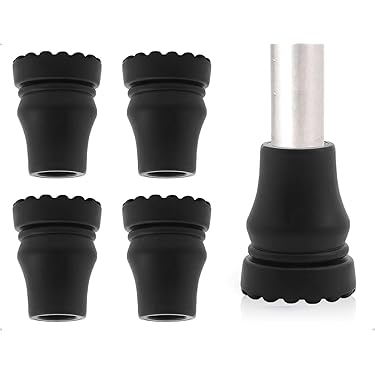 4 STKS Alpenstock Rubber Walking Tips voor Wandelstokken Vervangende Stokken voor Alpenstock Wandelstokken