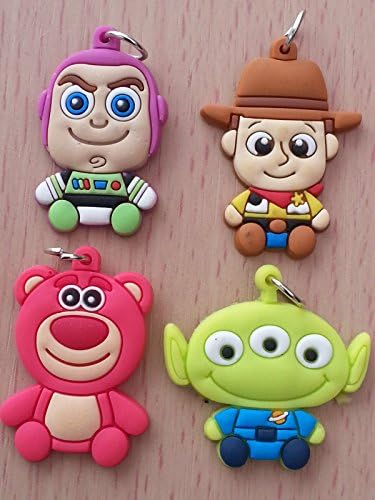 Pack 3 - Toy Story Buzz Woody alien Loom Band Charms Bracelets DIY (no bear)