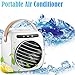 Produktbild goodjinHH mobile klimageräte, 3 in 1 Tragbare Arctic Mini Luftkühler mit 3 Geschwindigkeiten Luftbefeuchter, USB Mini PersöNlicher LuftküHler FüR Home Office Draussen Büro Camping (Weiß)