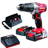 einhell 18v battery 3 funciones: atornillar, perforar, perforar percusiones en mampostería.