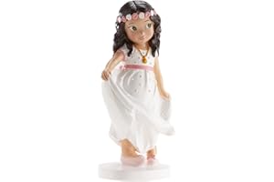 dekora - Cake Topper Comunione Bambina Berta - 16 cm