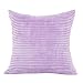Produktbild Vovotrade Textured Plüsch Kissen Sofa Taille Wurf Kissenbezug Home Decor Kissen Cover Case (Lila)