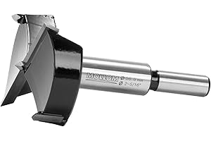Mollom 58,8mm (2-5/16") Forstnerbohrer mit langlebiger YG8 Hartmetall-Dicke von 2,0mm für präzise Holzbearbeitung. Ideal für Hartholz, Kunststoff und Sperrholz