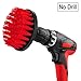 Produktbild laotang 4inch bohrmaschine bürstenaufsatz, Power Scrubbing auto Bürste für Auto, Teppich, Badezimmer, Holzboden, Waschküche exc(4 Zoll rot)