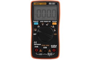 DUOKON ANENG AN8008 True-RMS Multímetro Digital AC DC Voltaje Amperímetro Corriente Ohm Meter Diodos de prueba Transistores Temperatura Rojo