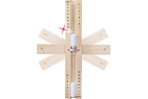 SULIAO Sauna 20 Minute Hourglass Sand Timer,Rotating Sand Clock 20 Min,Wooden White Sand Watch,Reloj De Arena,Hear Resistant Wood Hour Glass Sandglass for Sauna &SPA Room