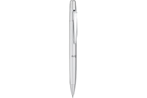 Pilot Frixion LX - Bolígrafo de punta redonda de gel borrable, cuerpo de color plateado