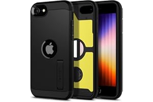 Spigen Tough Armor etui kompatybilne z iPhone SE 2022 5G i iPhone SE 2020 -czarne