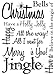 Price comparison product image Sheena Douglass Unmounted Rubber Stamp A Little Bit of Festive christmas Jingle