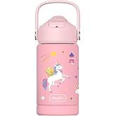 SipnJoy - FlipSip &Ccedil;ocuk Su Termosu | 360 ml - Golden Horn