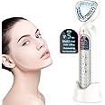 EMS Face Massager for Skin Care, 5 IN 1 Hot/Cold Facial Beauty Machine for Cleaning, Make-up Remover, Anti Aging, Wrinkle Removal, Skin Tightening