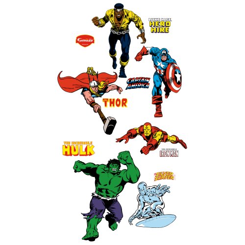 Preisvergleich Produktbild Fathead Superhelden Wand Graphic