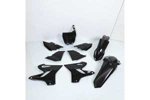 Kit plastique noir Racetech moto Yamaha 125 YZ 2002 à 2015 carénage carrosserie