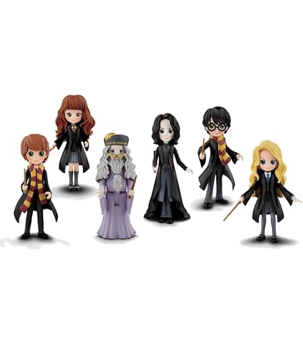 Bizak Harry Potter - Set Di 2 Figure Collezionabili Draco E Harry Con Cappello - 8 Cm, Dettaglio Elevato, Da 3 Anni