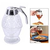 Diseño creativo: alta calidad, conveniente e higiénico, fácil de almacenar y limpiar. Acrílico transparente que te permitirá ver si hay un exceso de miel.