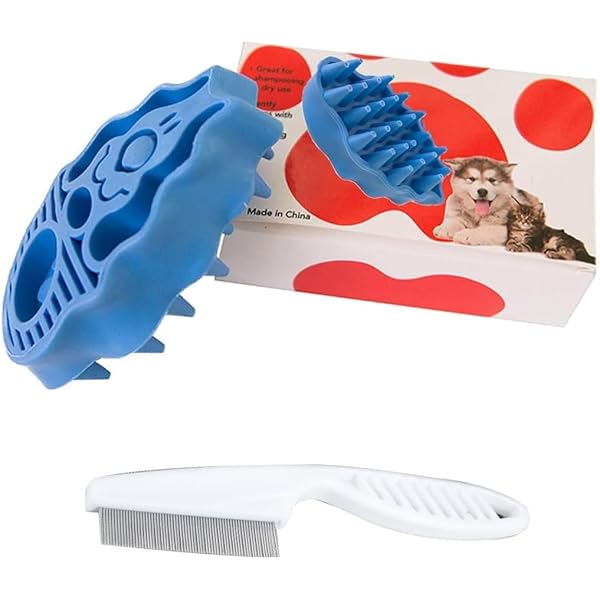 Pettine Districante Per Nodi Cani E Gatti - Set 6 Pezzi Con Lama In Acciaio, Multicolore - Foto 12