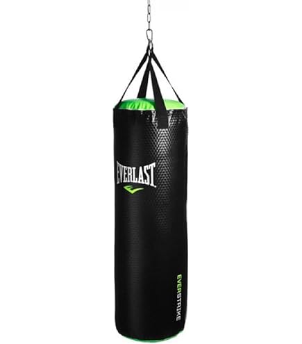 Sacco Da Boxe Everlast Nevatear Unfilled – Pelle Sintetica Resistente, Cinghie In Nylon, Doppio Passante, Non Per Esterno