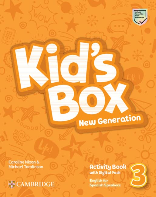 Kids Box New Generation English for Spanish Speakers Level 3 Activity Book with Home Booklet and Digital Pack (CAMBRIDGE)