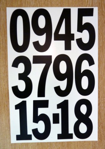 Pack de 35 x 4 100 mm adhesivas de vinilo negro n meros autoadhesivo pegar cut-to-shape impermeable para n meros signos veh culos barcos posters y proyectos de la escuela Pack de 35 x 4 100 mm adhesivas de vinilo negro n meros autoadhesivo pegar cut-to-shape impermeable para n meros signos veh culos barcos posters y proyectos de la escuela