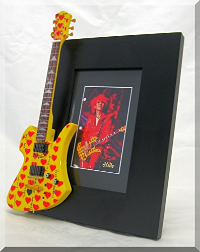 Preisvergleich Produktbild HIDE Miniatur Gitarre Foto Rahmen JAPAN Fernandes