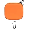 CENXI Carrying Case for DJI NEO, Portable PU Storage Bag for DJI Neo, Waterproof Hard Carrying Case for DJI Neo Accessories, Large Capacity DJI Neo Bag for DJI Neo Fly (Orange)