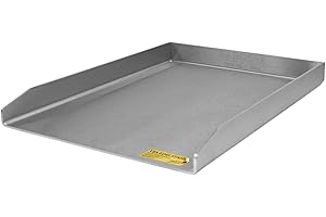 GS GRILL SUPPLY MADE IN GERMANY · LEIDENSCHAFT · QUALITÄT BABOSSA® Premium Plancha/Grillplatte | 30x40cm | V2A Edelstahl | Made in Germany - Universal Medium