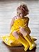 Piccalilly Organic Cotton Yellow Girls Daisy Pintuck Romper