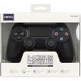 HEPU P-4 Kablosuz Oyun Kolu, Bluetooth Gamepad, PS4/PS3/PC/Android TV Uyumlu, &Ccedil;ift Titreşimli, Şarj Edilebilir, Dokunmatik Y&uuml;