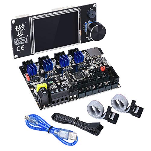 BIQU DIRECT SKR Mini E3 Control Board 32-Bit TMC2209 with Integrated TFT24 E3 V1.1 Touch Screen Display RepRap Smart Controller Panel Compatible with SKR V1.3 SKR PRO Board for 3D Printers