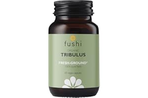 Fushi Organic Tribulus Terrestris (Gokshura), 60 Caps | Fresh-Ground Whole Food | Ayurvedic herb for Male Health & Sports Performance | Ethical & Vegan | Manufactured in the UK