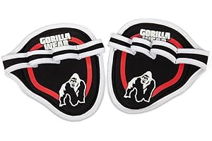 GORILLA WEAR Palm Grip Pads Noir/Rouge