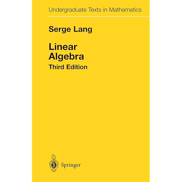 Introduction to Linear Algebra (Undergraduate Texts in Mathematics