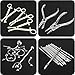 LuckyFine Sterile Body Navel Ear Nose Piercing Opening Pliers Needle Tattoo Tool Kit