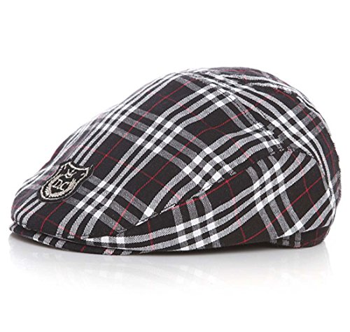 Thenice Baby Kids Beret Flat Cap Toddler Summer Sun Hat (Black)