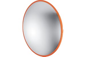 EBER SIGN EberSign – Espejo Convexo de Tráfico Ø45 cm | Espejo de Seguridad para Interor con Ángulo de Visión | Resistente a Intemperie e Impactos para Garajes, Calles y Esquinas