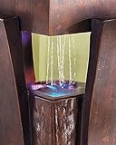 Brunnen MAYA mit LED Beleuchtung Höhe 90 cm großer Zimmerbrunnen B-Ware - 2