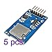 Produktbild Kentop Micro-SD-Kartenleser Modul TF Karte Adapter Reader Modul 6 Pin SPI Interface Treiber Modul für Arduino (5Pcs)