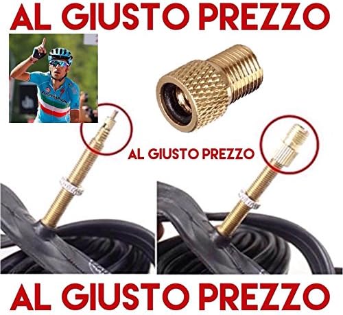 Odyseaco TireTek Presta to Schrader Bike Bicycle Valve Adapters