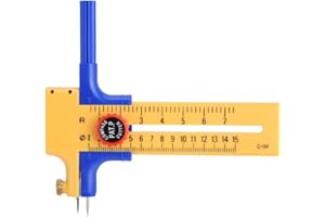 HONGZER Compas Circle Cutter, outil de couteau de coupe d'image de coupe ronde rond Compass Circle