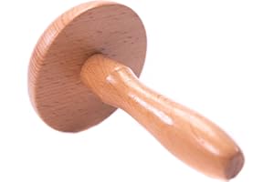 The Quilted Bear Zurcido de hongos de madera suave con mango fuerte y curvatura gradual para zurcir agujeros de calcetines y otras reparaciones de ganchillo/tejer