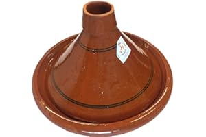 MAROCSTORE marocain Grande Tajine de cuisson Ø 35 cm, sans plomb