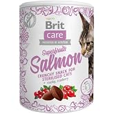Brit Care Superfruits Crunchy Snack, S&uuml;per Besinli ( Kızılcık Ve Kuşburnu), Tahılsız, Somon Balıklı, Kıtır Kısırlaştırılmış K