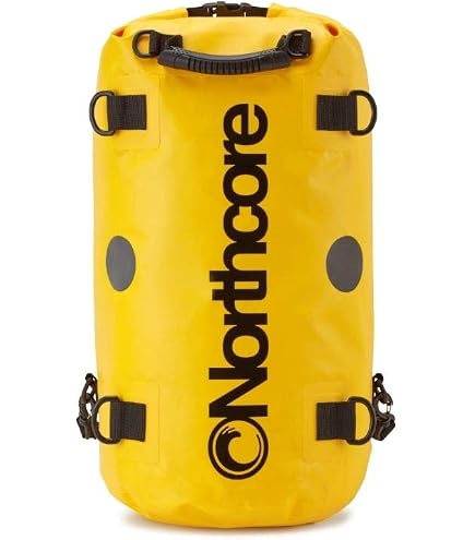 Northcore Dry Bag Rucksack 30 Liter – Wasserdicht, Aus PVC, Mit Gepolsterten Trägern – Rot, Für Outdoor & Wassersport